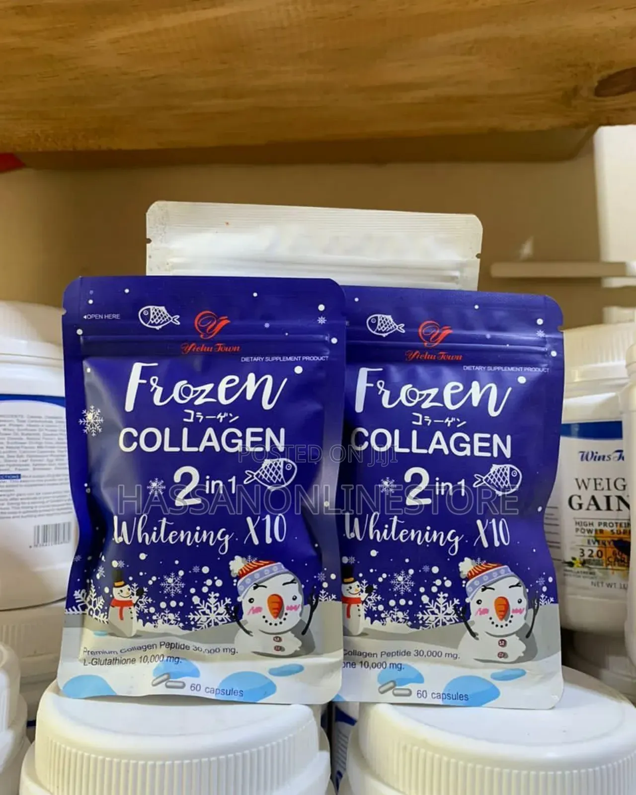 Yichu Town Frozen Collagen 2 in 1 Whitening X10