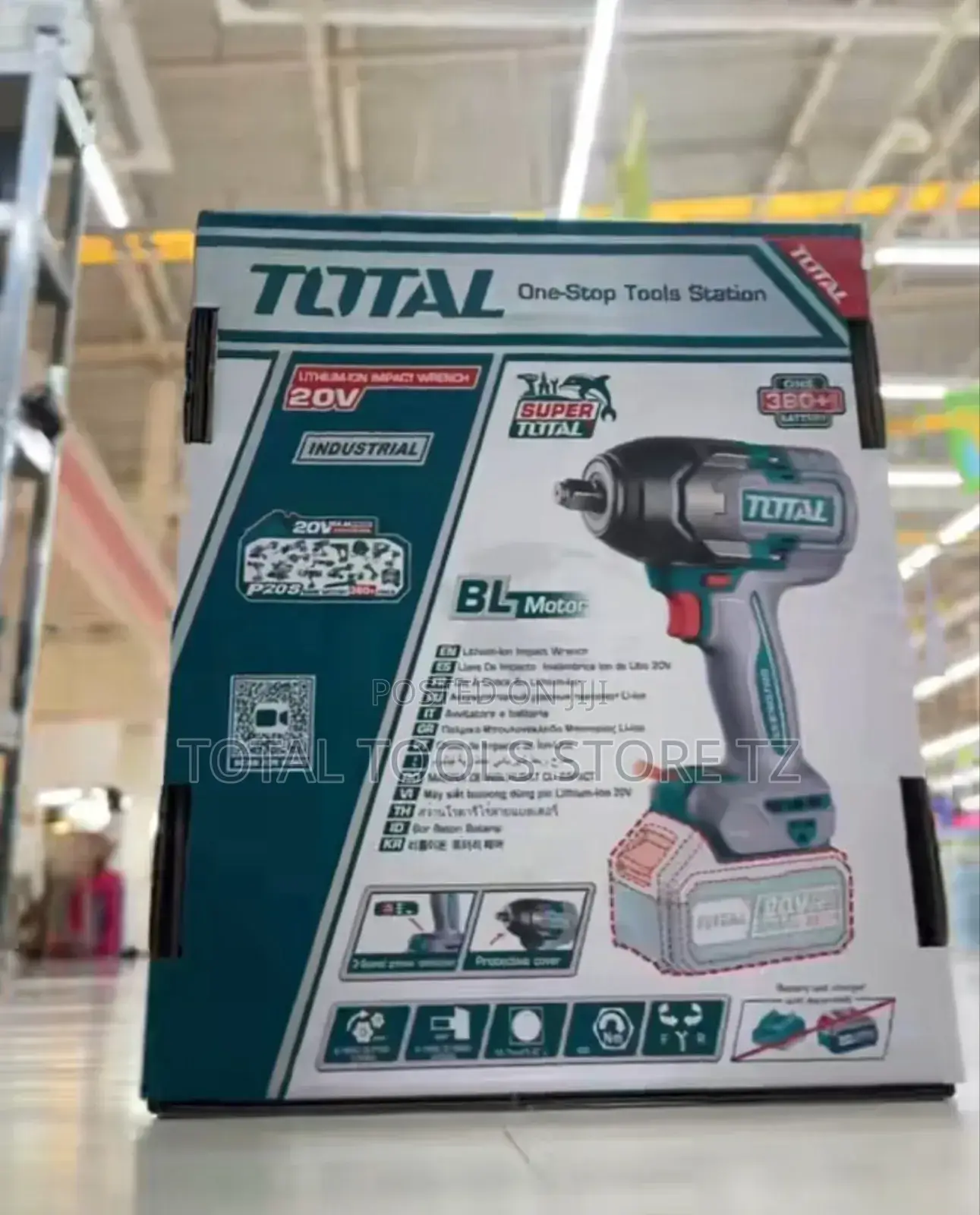 Total Impact Wrench Heavy Duty 20v 4.0ah