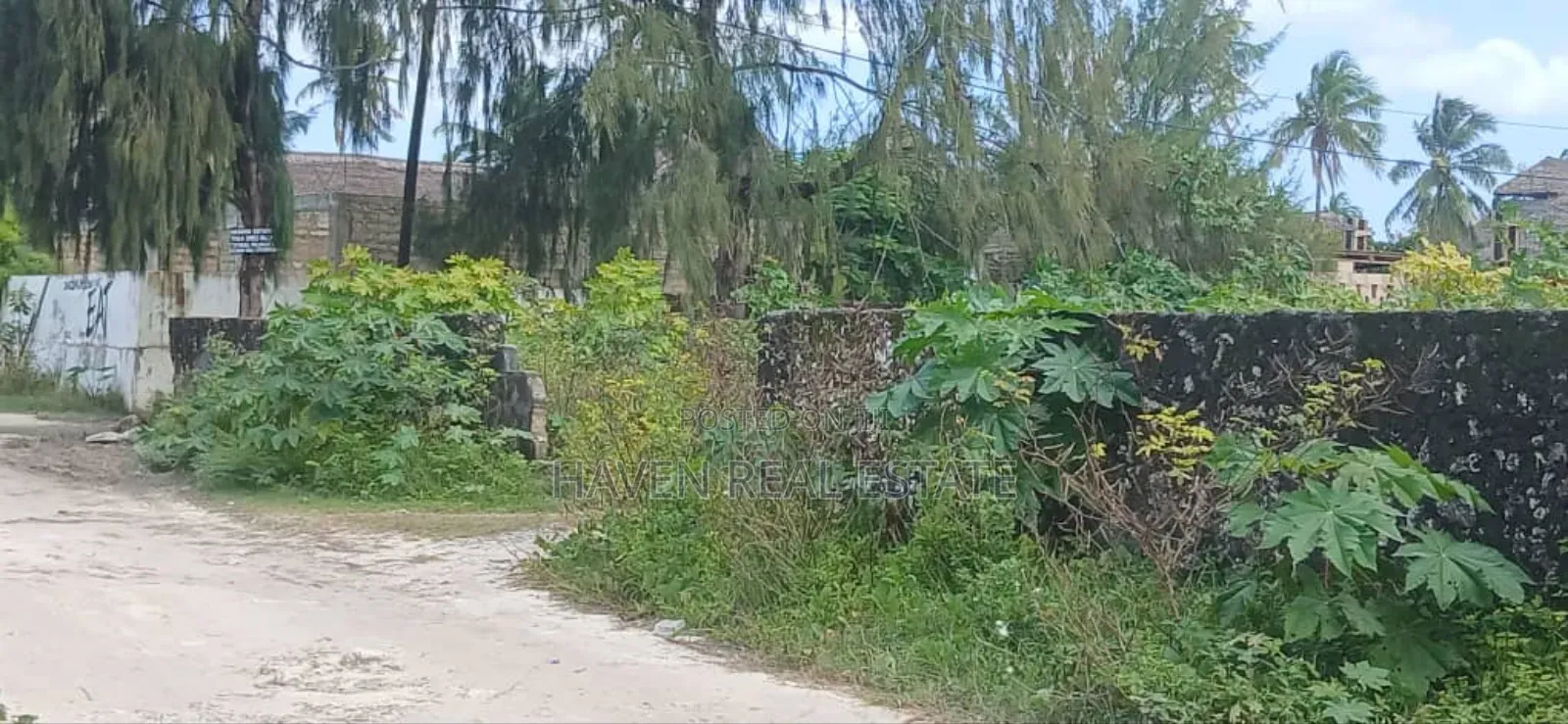 Second Line Beach Plot for Sale at Zanzibar