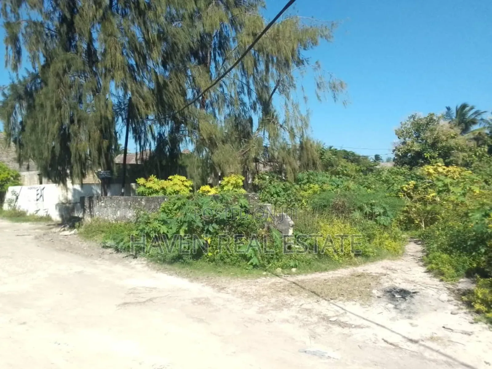 Second Line Beach Plot for Sale at Zanzibar