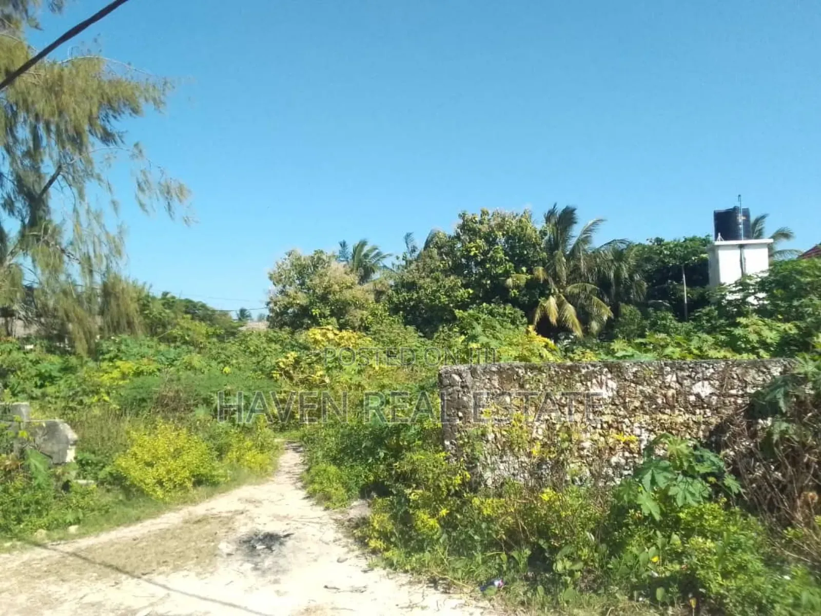 Second Line Beach Plot for Sale at Zanzibar