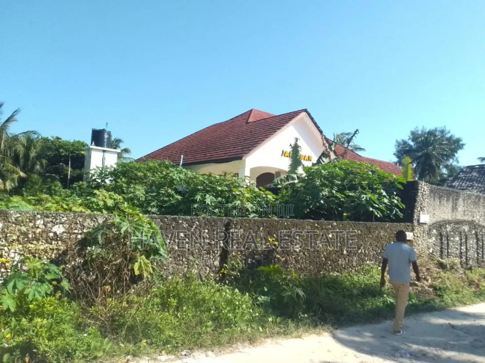 Second Line Beach Plot for Sale at Zanzibar