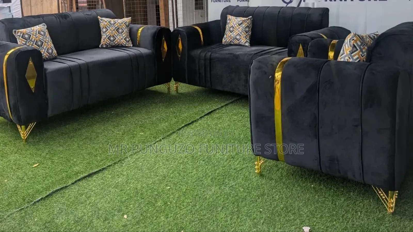 Sofa Set Classic Full Fible and Spring