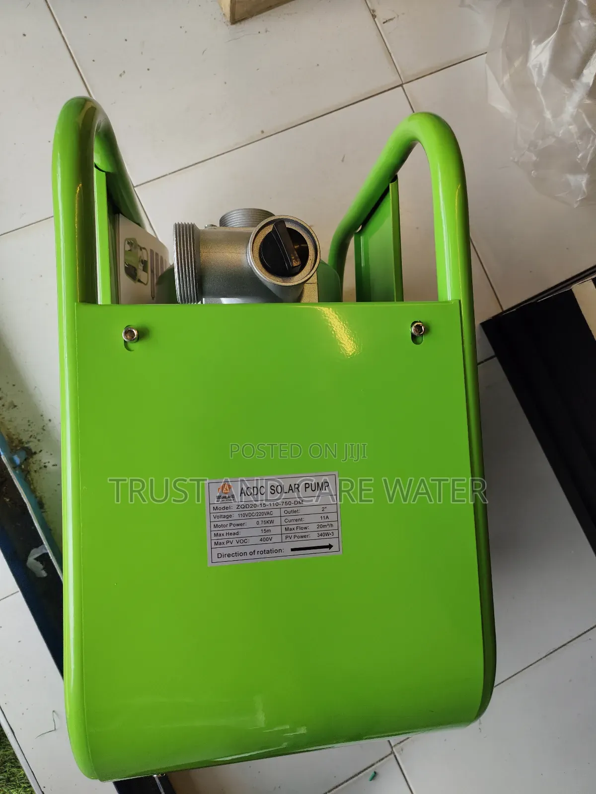 Surface Solar Pump 1hp Dc/Ac (2inch)