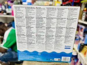 Blue Rectangular Family Pool 3.05m With Electric Pump