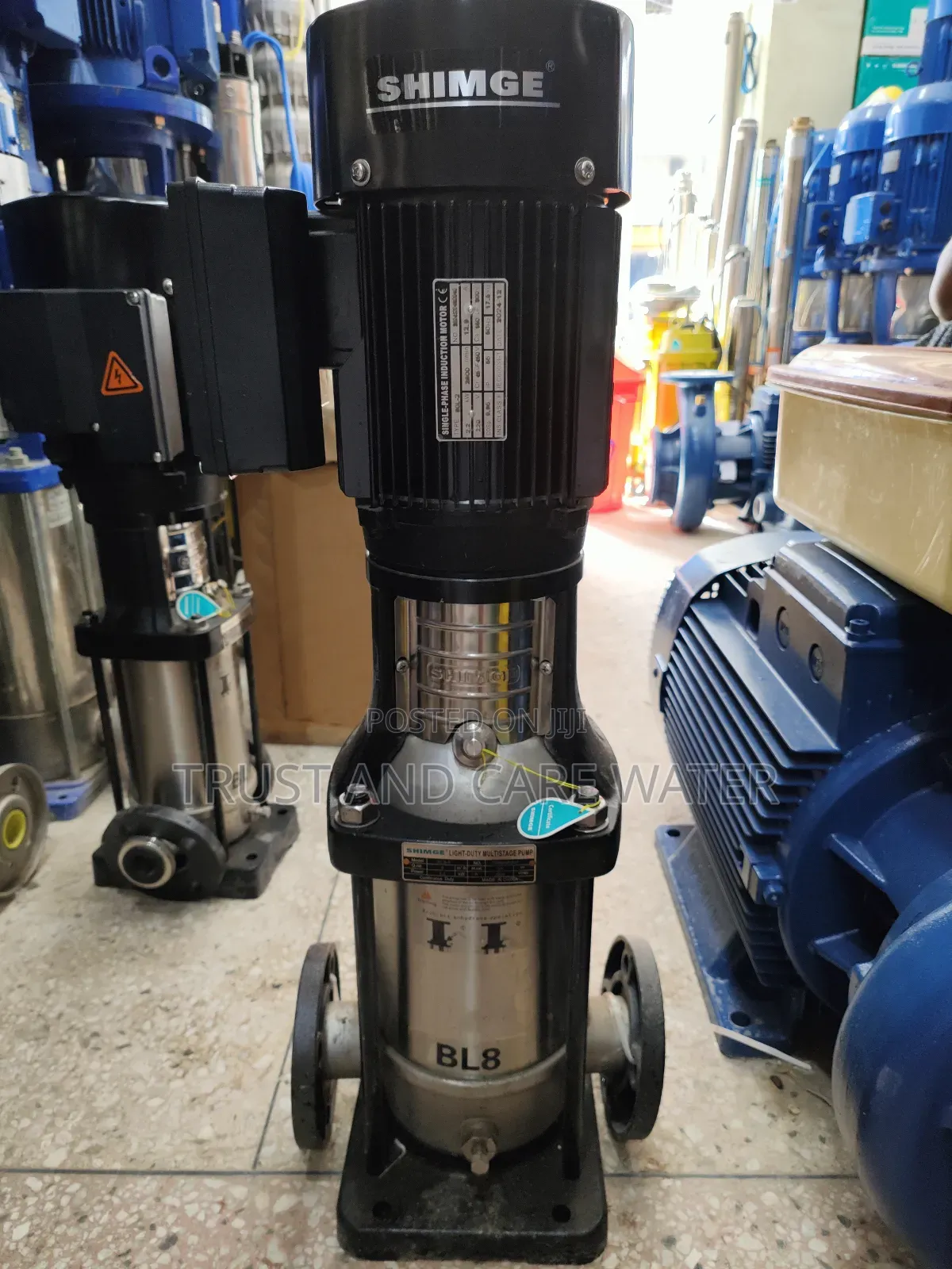 Shimge Multistage Pump 3hp Three Phase