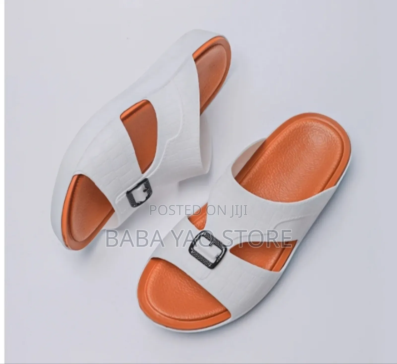 Lightweight PVC Men's Sandals Comfortable Slips Arab Style.