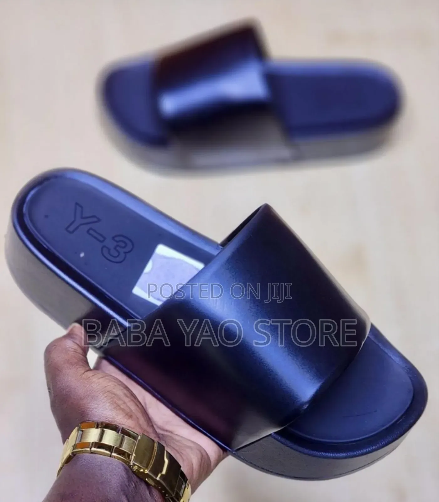 High-Quality Wearable Men's Sandals Beach Round Head Slipper