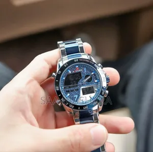 Naviforce Nf9171 Classic and Quality Blue and Silver