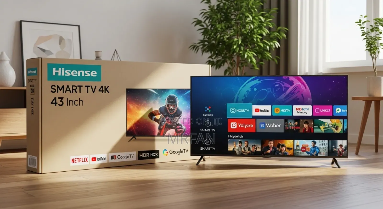 Hisense Smart Tv Uhd 43-Inch