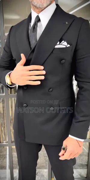 Men's Marco Milano Black Suit