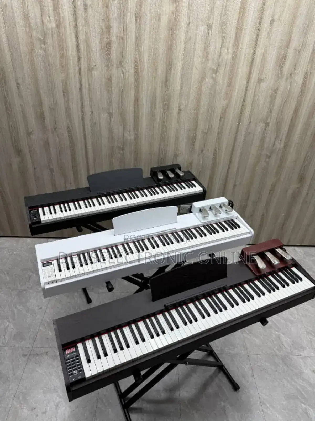 Digital Piano With Sustain Pedal With Stand Free