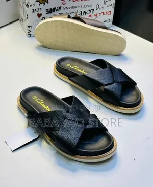 Men's Faux Leather Platform Sandals Non-Slip Youth Platform.