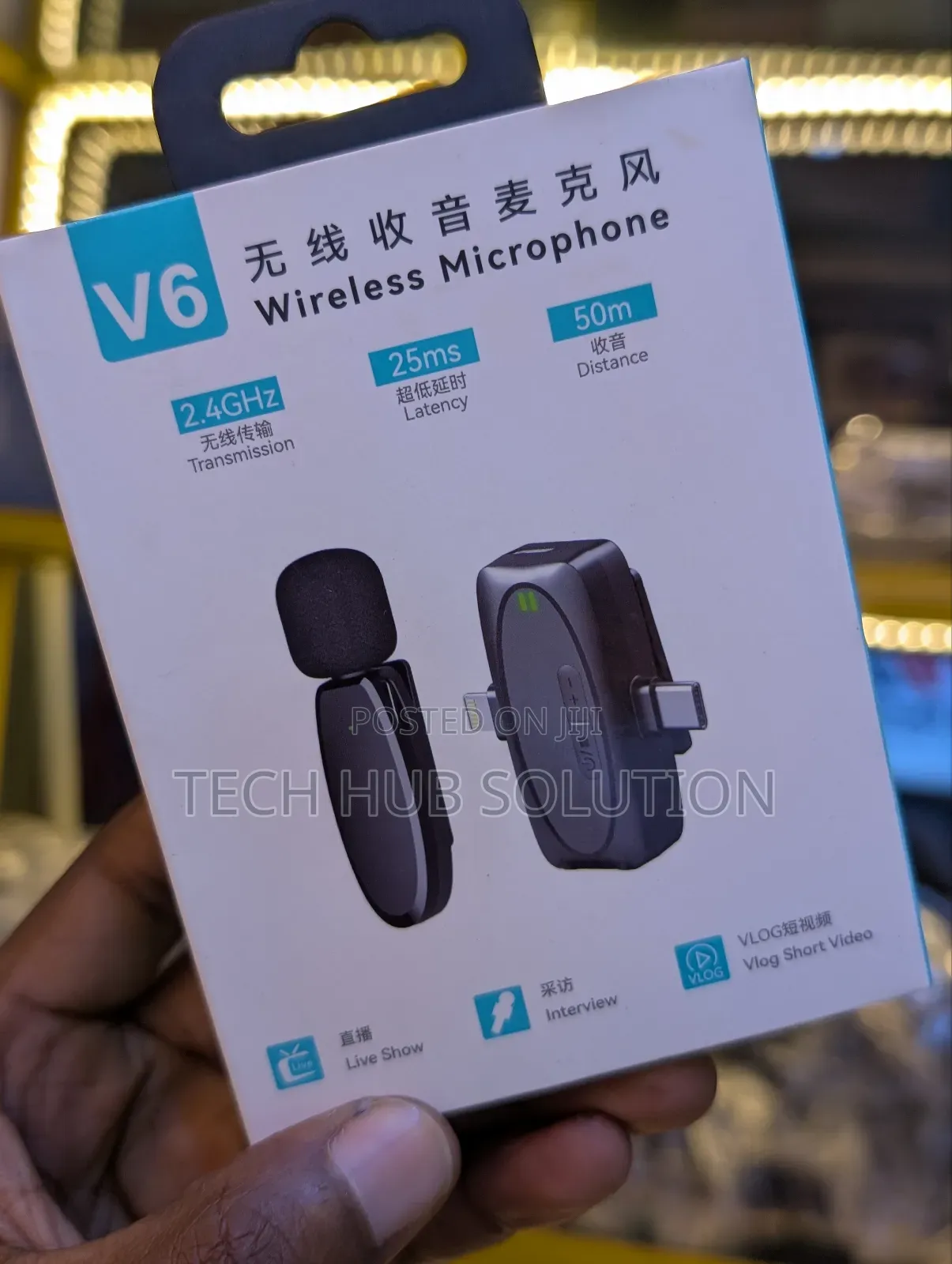 V6 Wireless Microphone for Smartphone