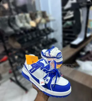 Men's and Women's Louis Vuitton Leather Sneakers New