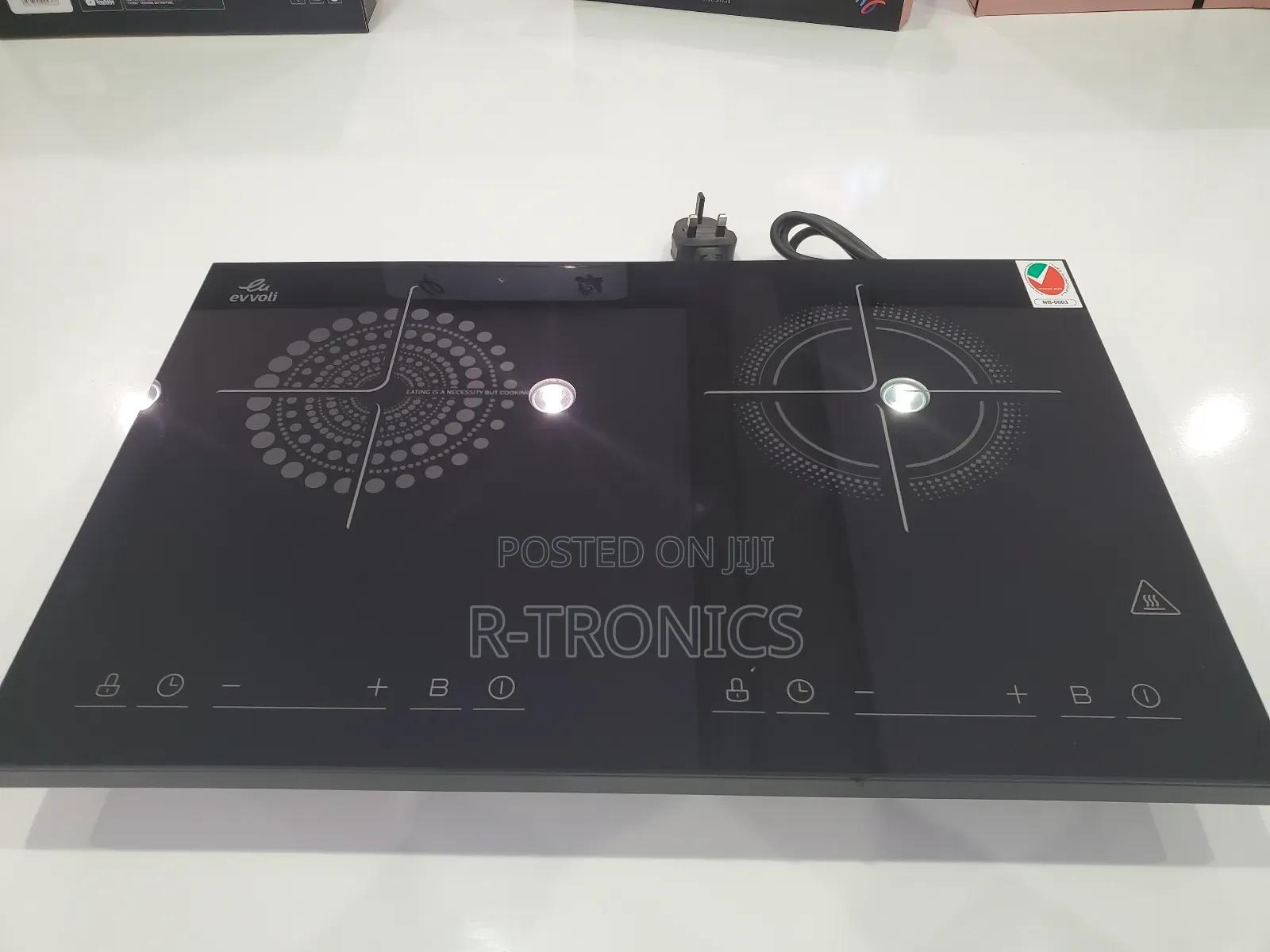 Inbuilt Evvoli Induction Hob 2 Burner Soft Touch Control
