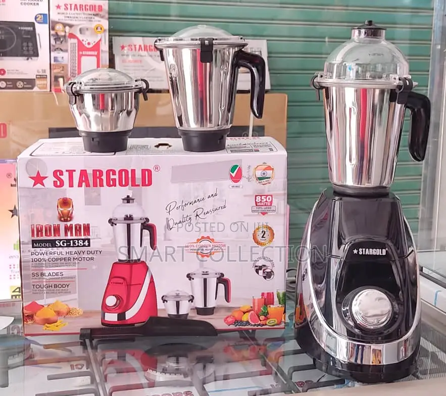 3 in 1 Mixer Grinder 850w Sg-1384 Iron Man