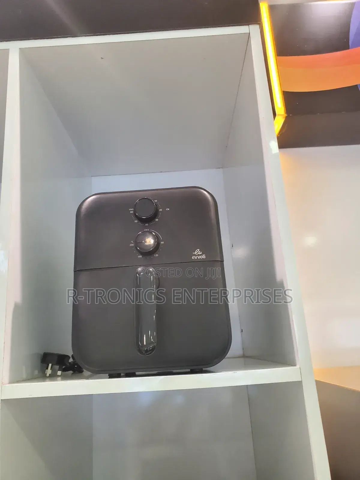 Evvoli Air Fryer 5.5l With Led Digital Touch Screen