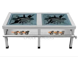 Commercial Double Burner Gas Stove