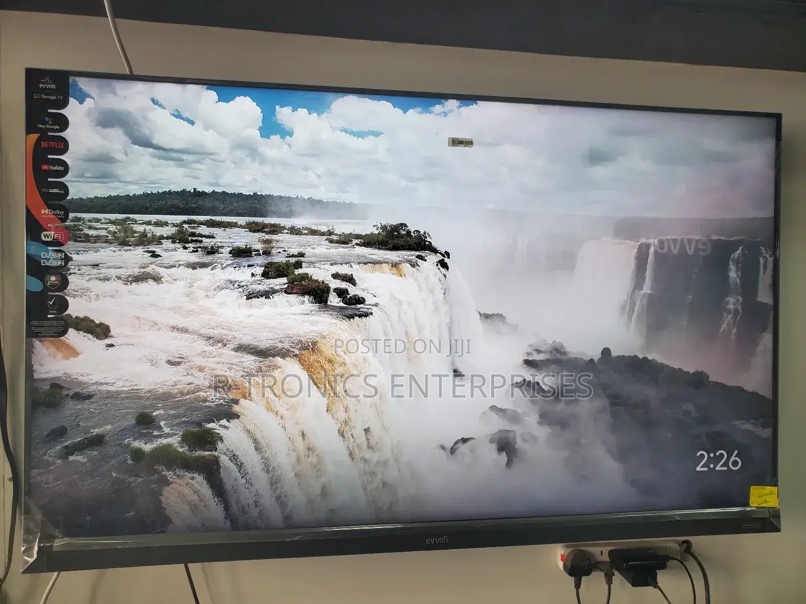 Evvoli 55-Inch Qled Google Tv With Hdr10, Dolby Atmos