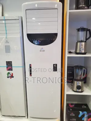 Photo - Evvoli Floor Standing Air Conditioner Titanium 36000btu