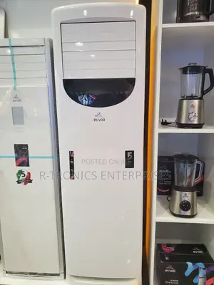 Evvoli Floor Standing Air Conditioner Titanium 36000btu