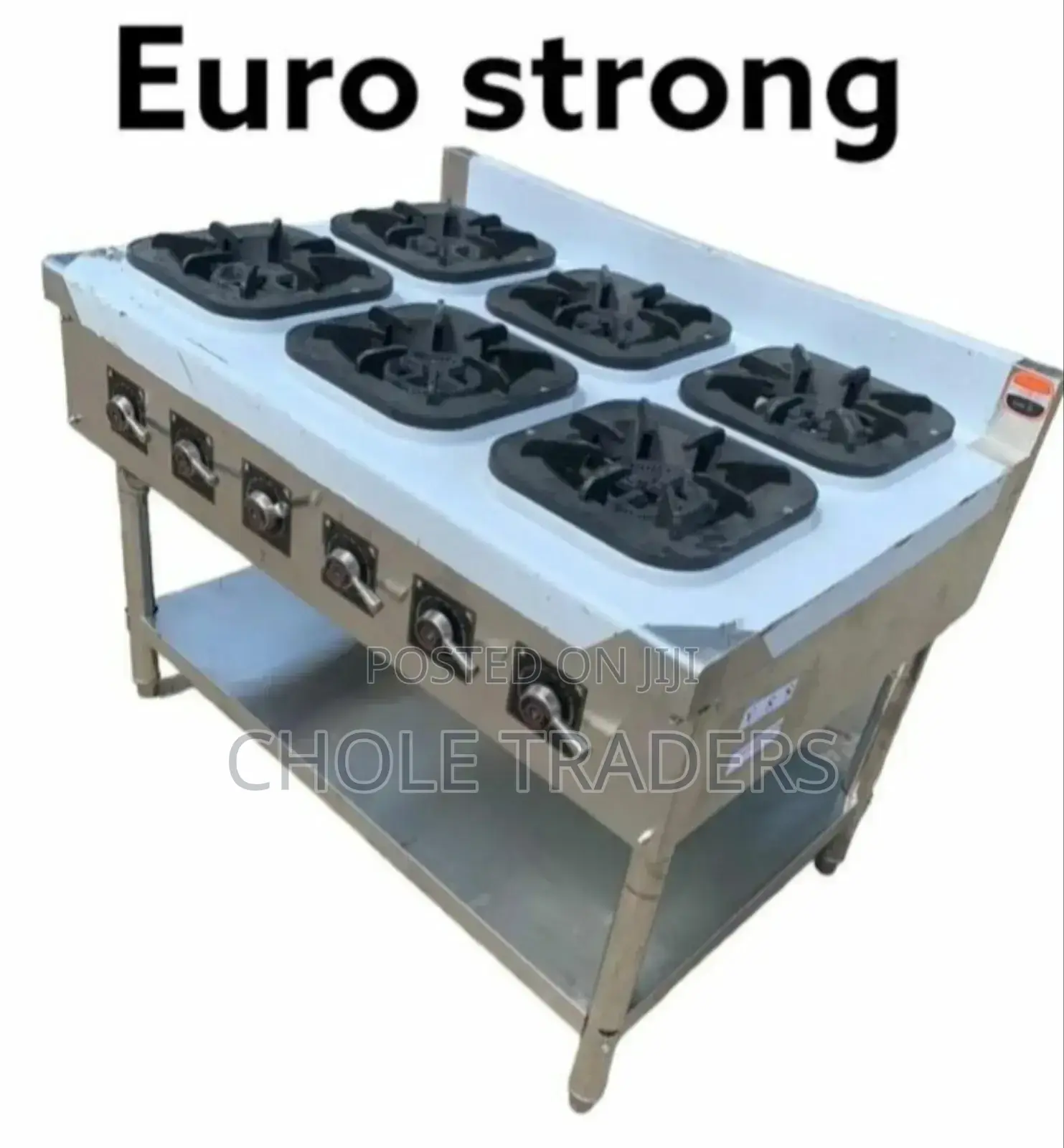 Commercial 6-Burner Gas Stove