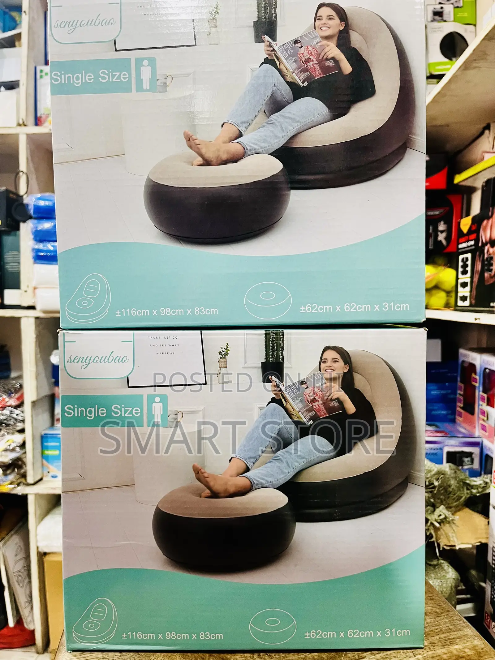 Inflatable Air Sofa Single Size