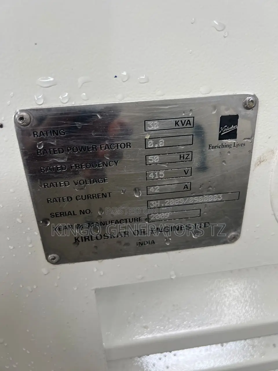 Generator Kilorskar 30kva