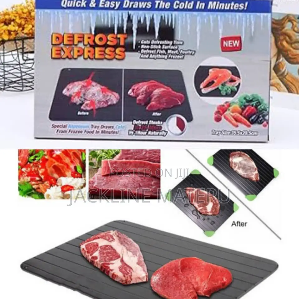 Defrost Tray Ya Kuchemshia Nyama Iliyoganda Kwa Haraka