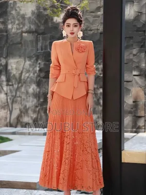 Two Piece Skirt and Blazer Women Clothes