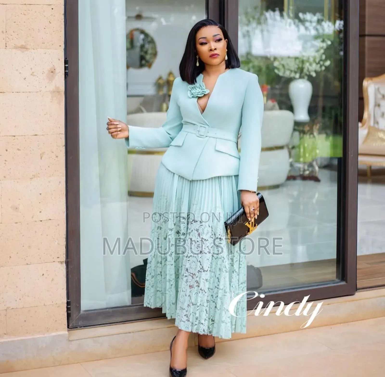 Two Piece Skirt and Blazer Women Clothes