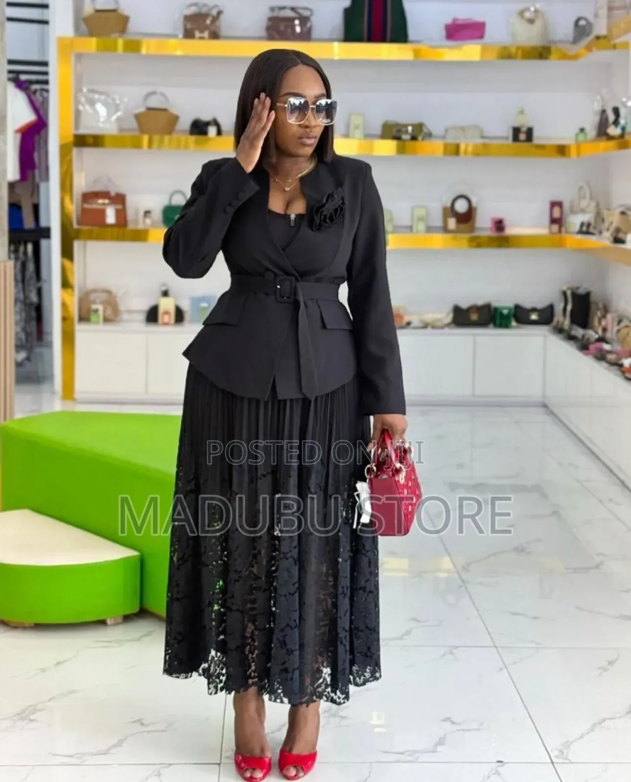 Two Piece Skirt and Blazer Women Clothes