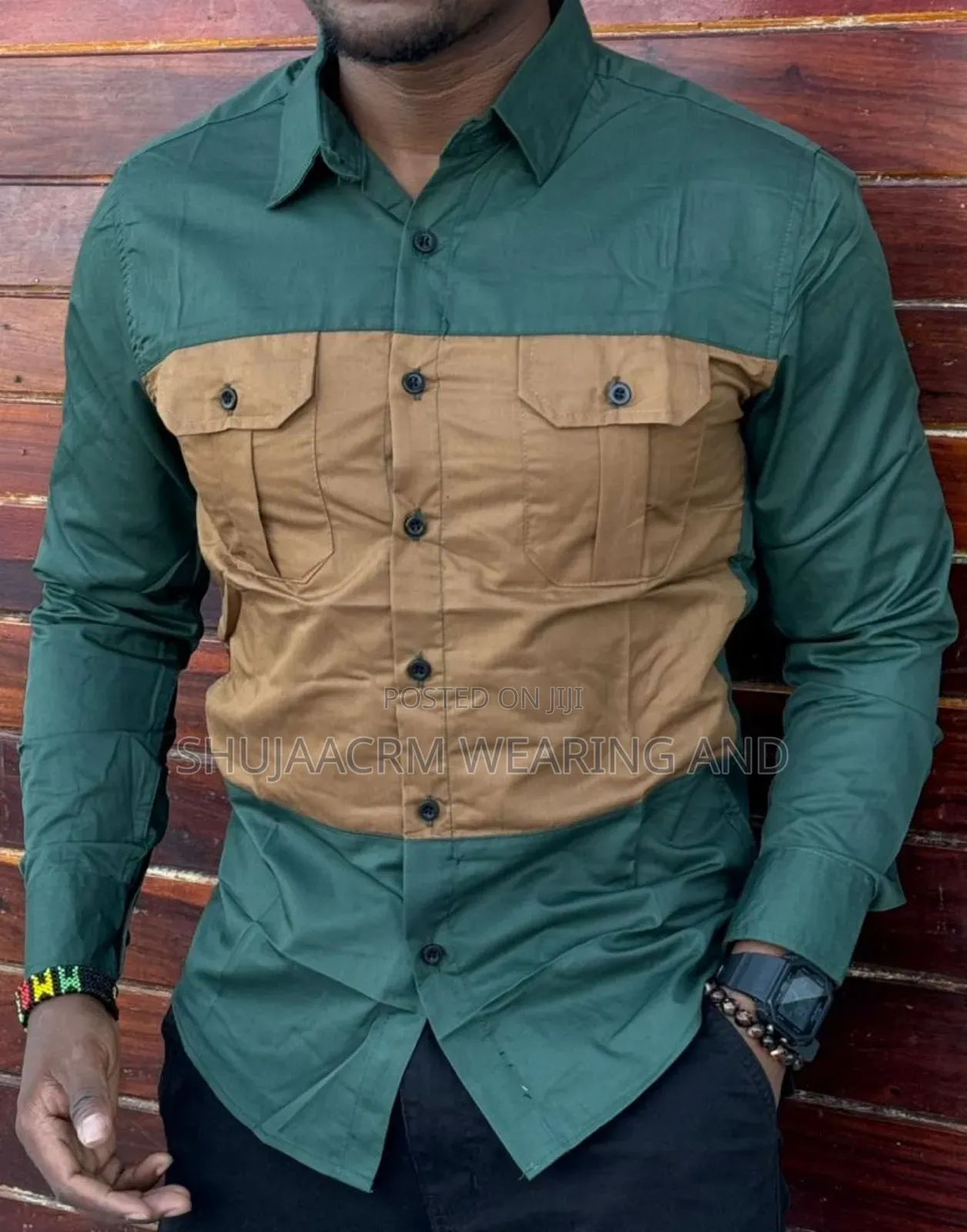 Agressive Shirts With Pockets/Mashati Mazuri