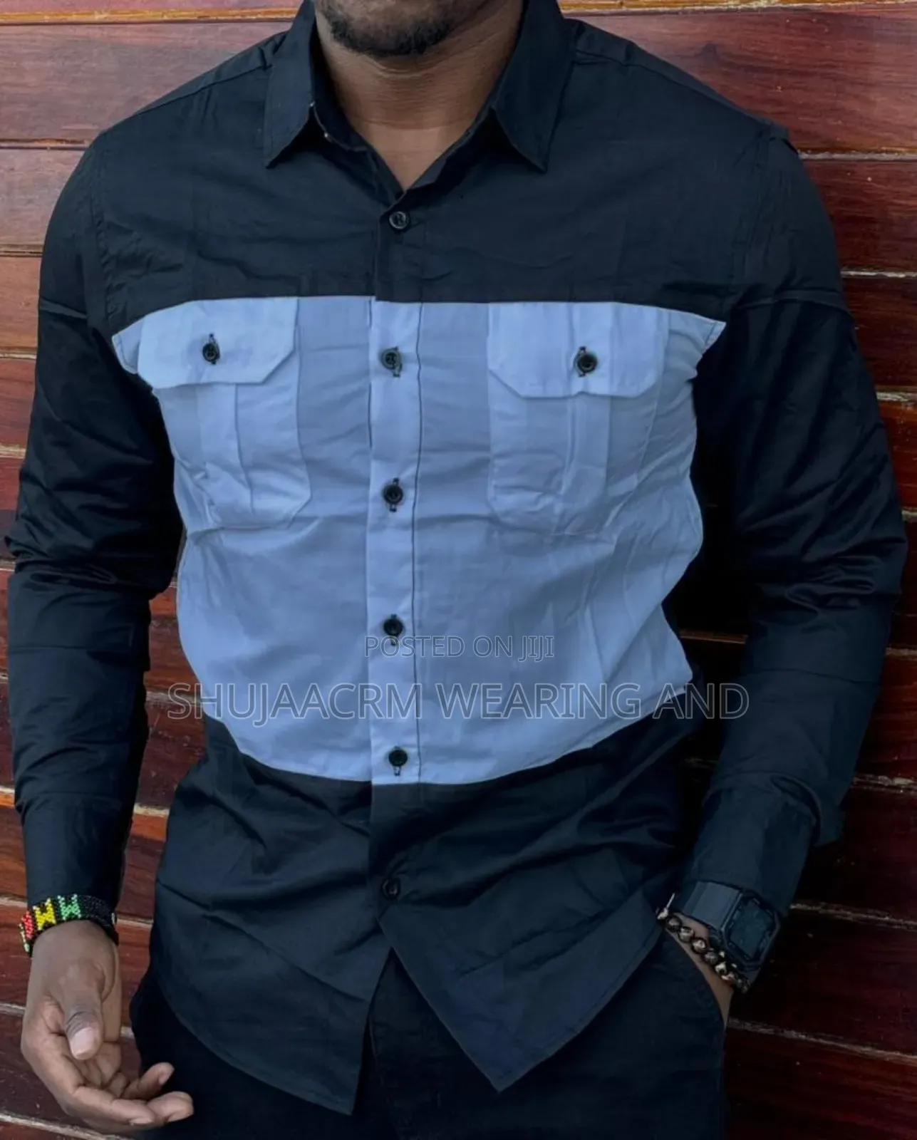 Agressive Shirts With Pockets/Mashati Mazuri