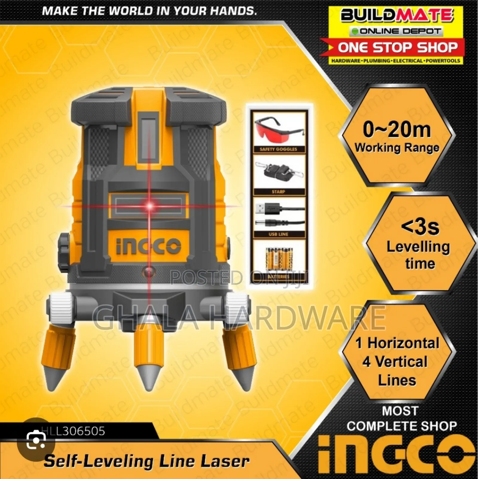 Red Laser Beams / Self Leveling Line Laser