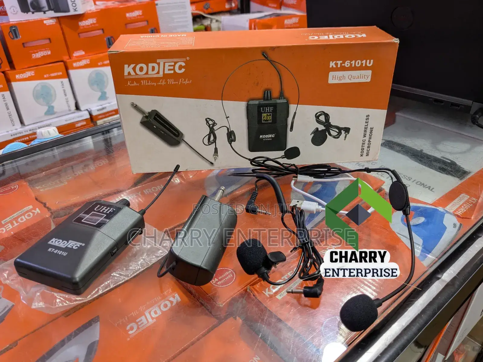 Original Kodtec Wireless Head Na Ya Kuvaa Microphone/ Mic