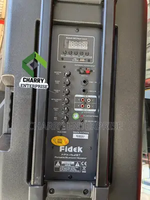 Original Fidek Rechargeable Bluetooth Speaker With 2 Microphones/ Mic