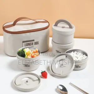 Pieces Portable Insulated Lunch Box