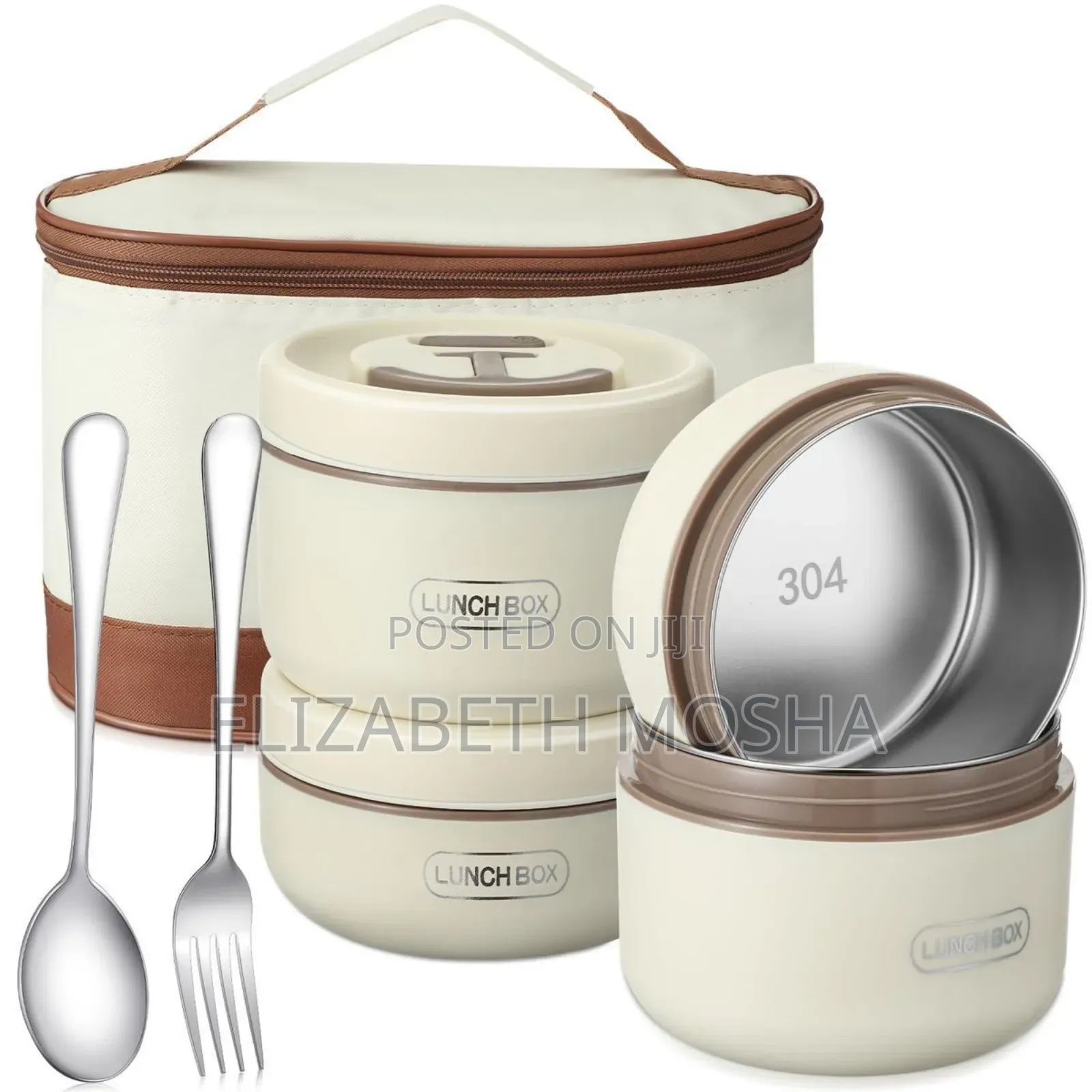 Pieces Portable Insulated Lunch Box