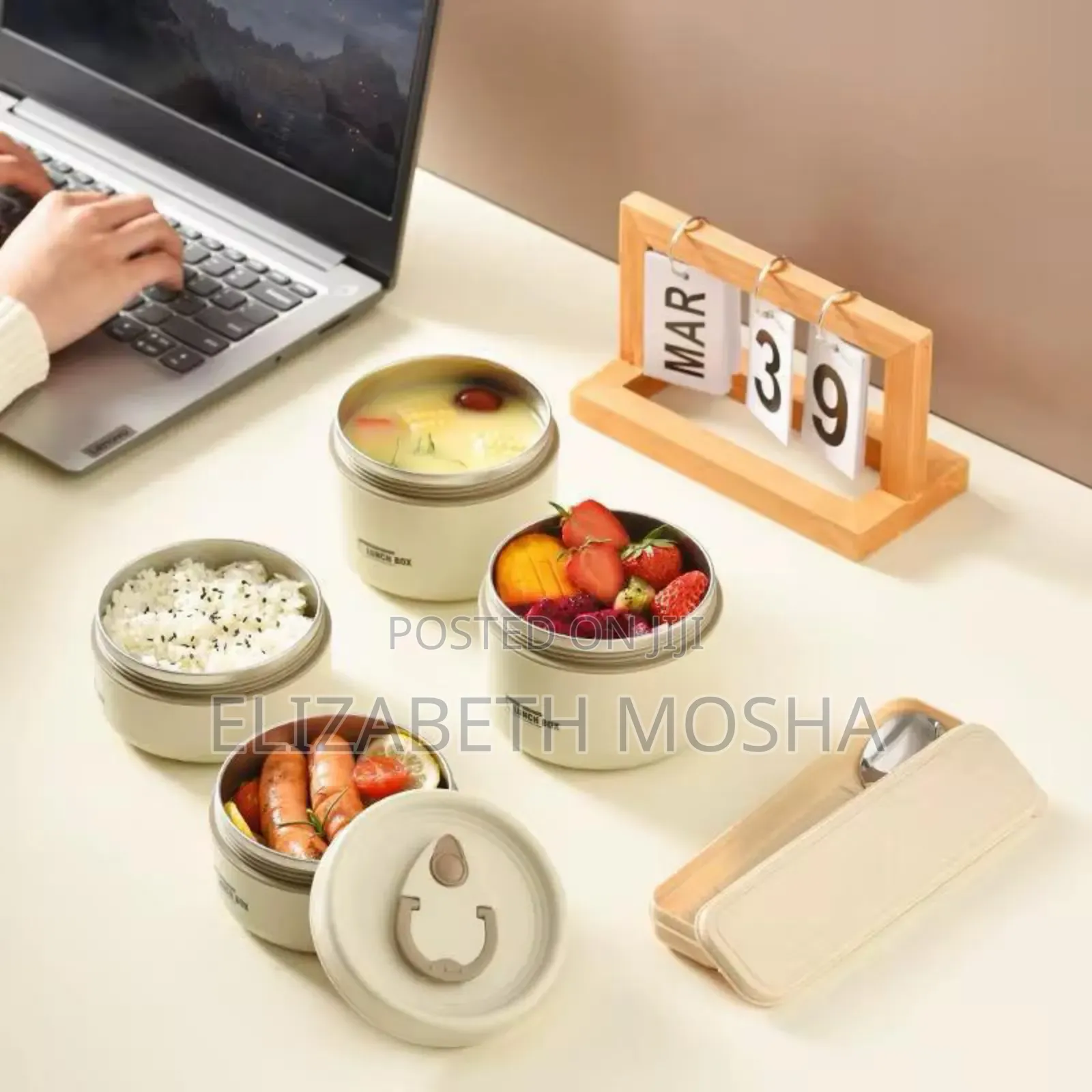 Pieces Portable Insulated Lunch Box