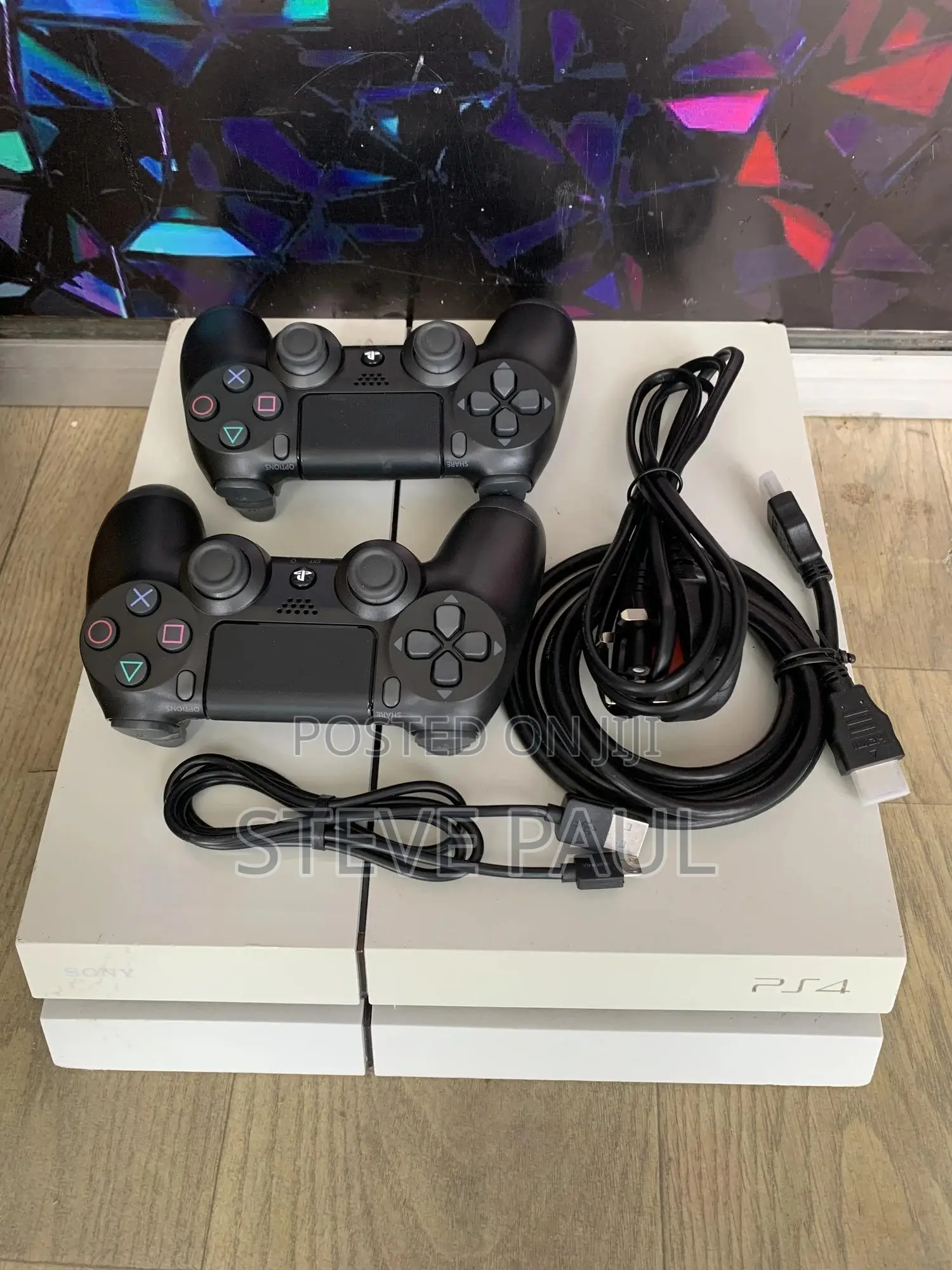 Ps4 Fat Used V9, Two Controlles N 7 Games