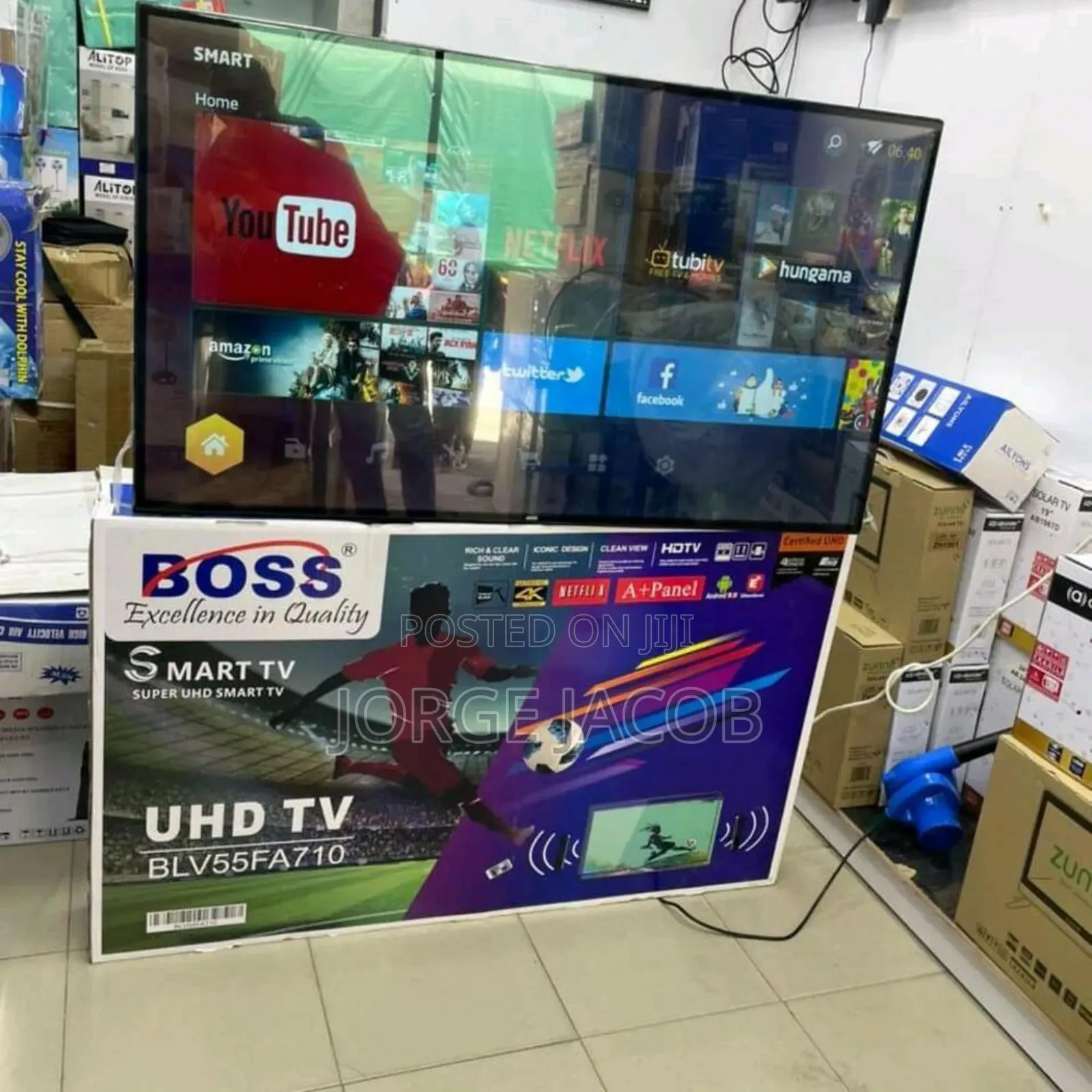 Boss 55" Smart Tv Ultra Hd and Vidaa Operating System