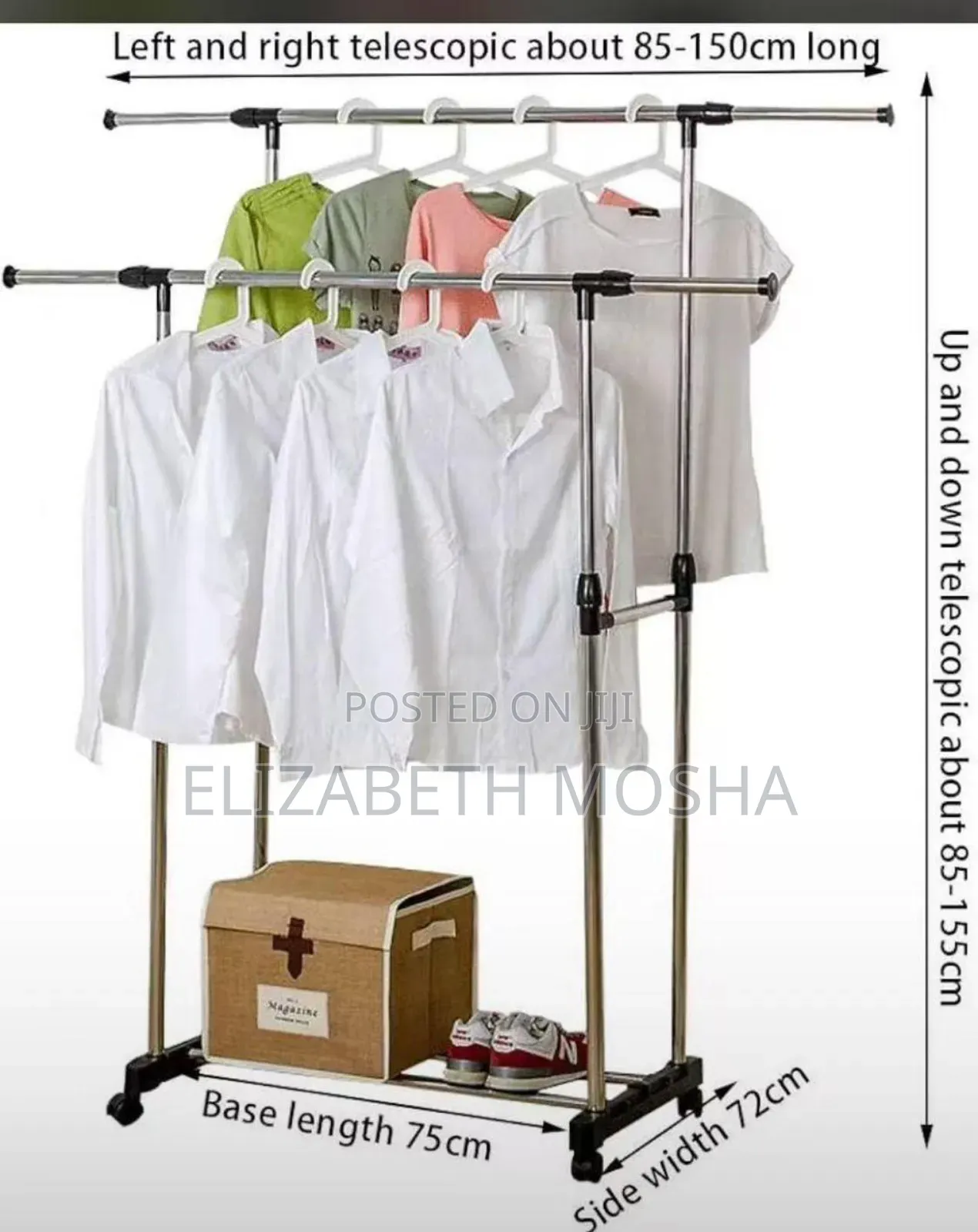 Double Pole Adjustable Rack