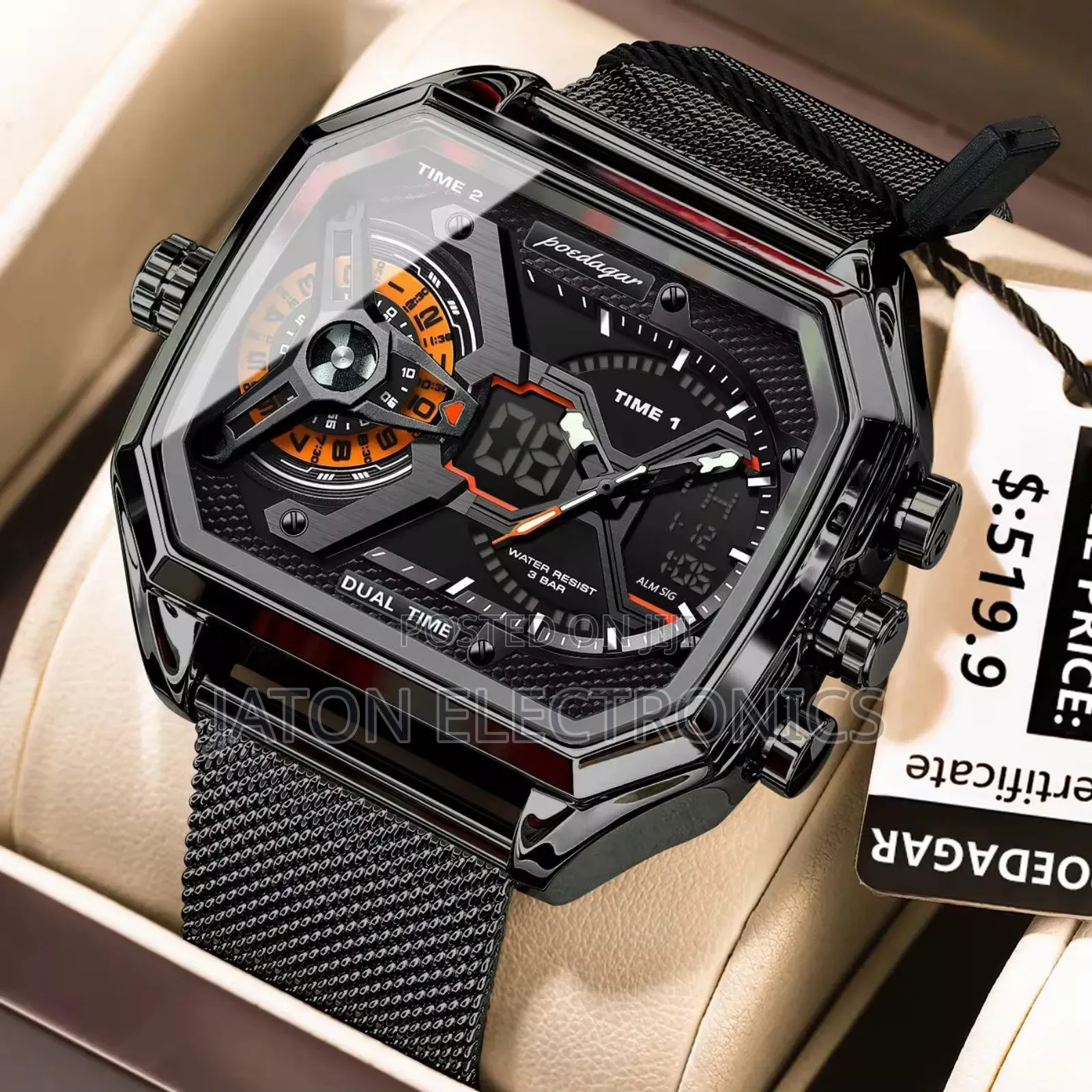 Poedagar Double Watch