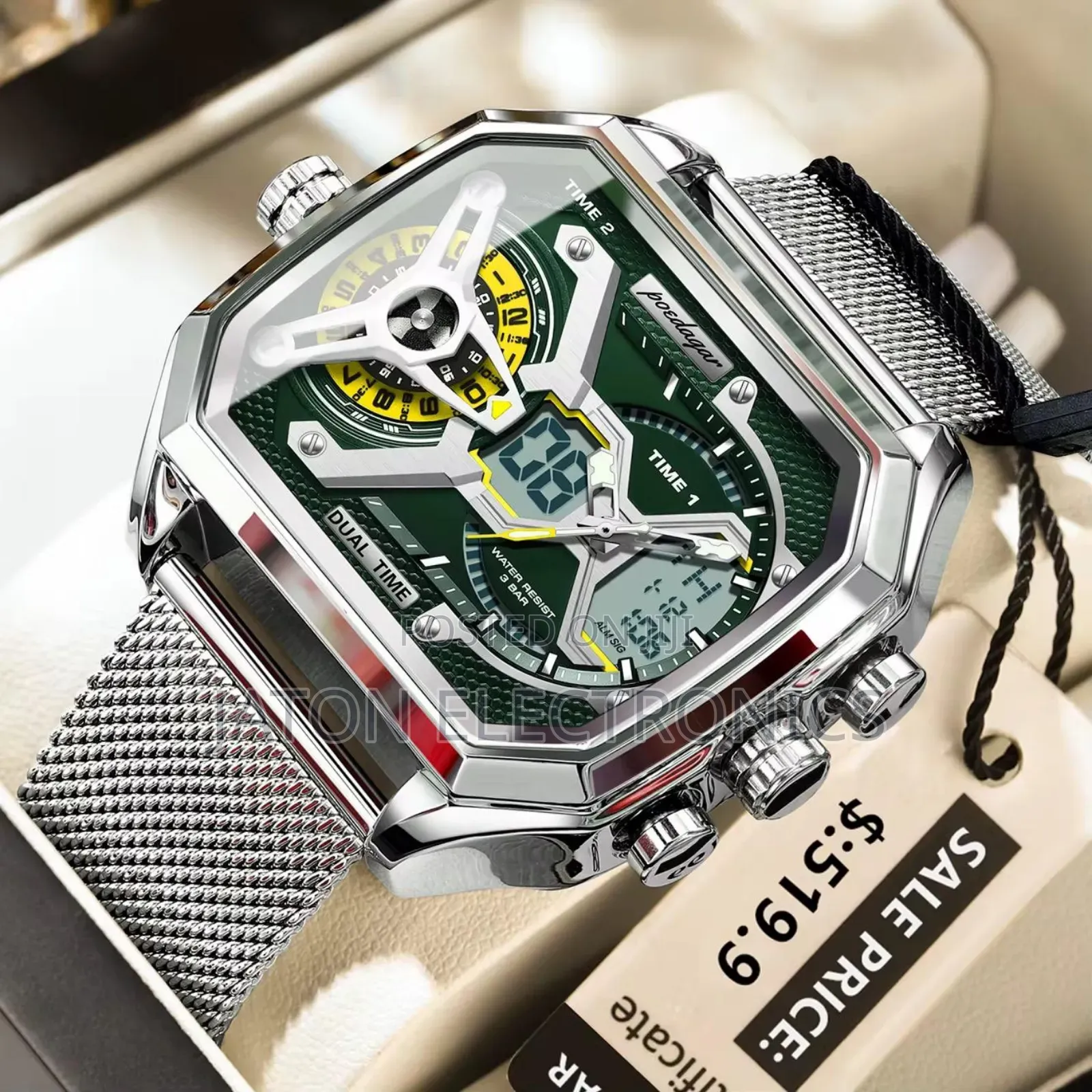 Poedagar Double Watch