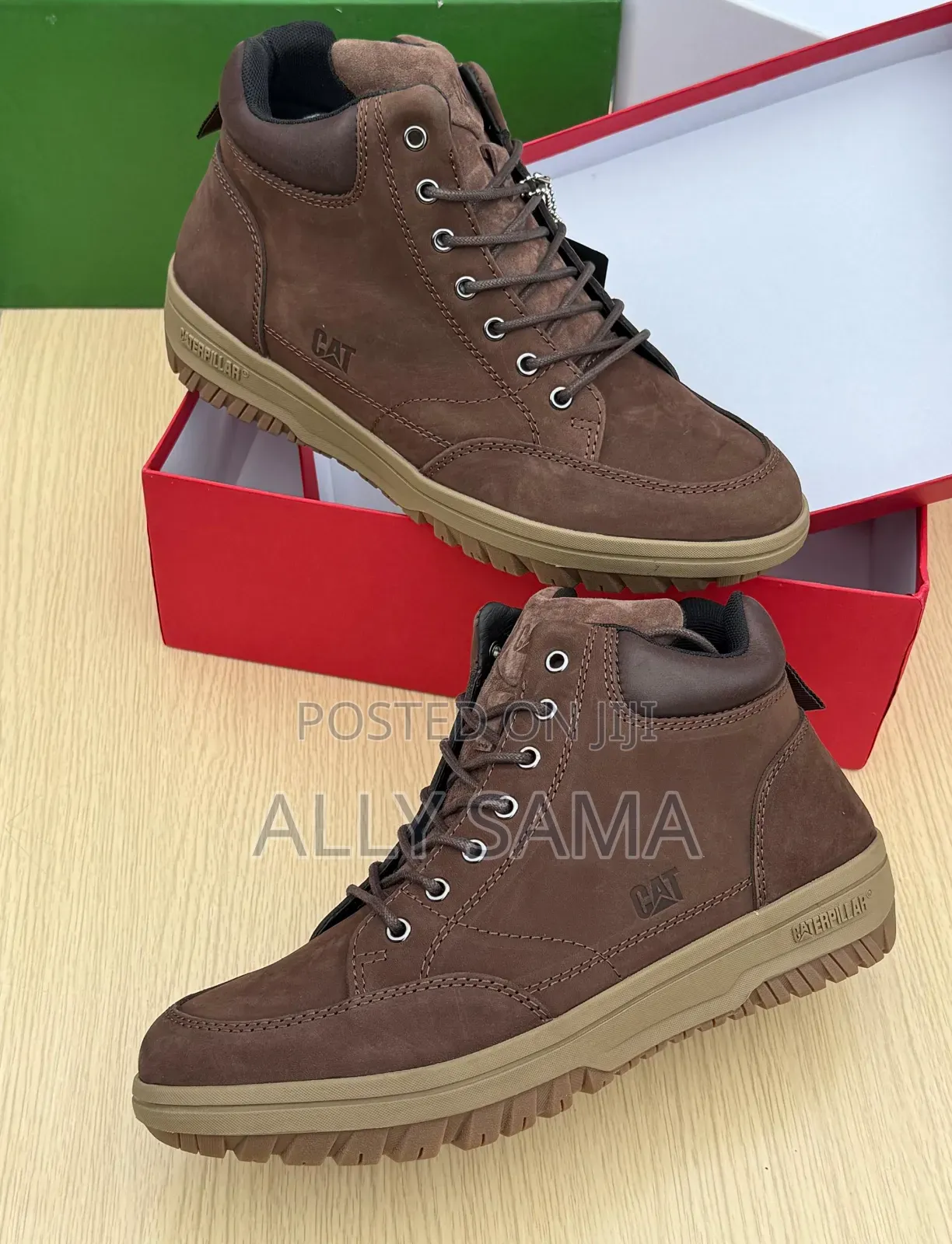 Men's Boots Caterpillar Material Leather New Design 2025
