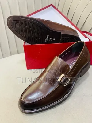 Coffee Leather Shoes