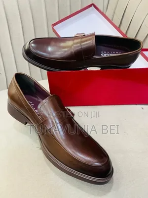 Coffee Leather Shoes