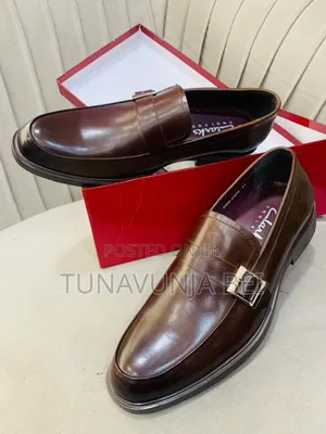 Coffee Leather Shoes